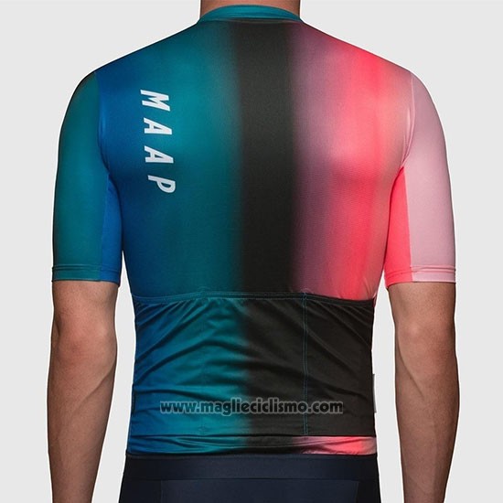 2019 Abbigliamento Ciclismo Maap Cortina Rosso Verde Blu Manica Corta e Salopette