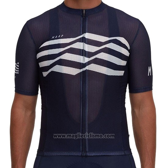2019 Abbigliamento Ciclismo Maap Flag Nero Bianco Nero Manica Corta e Salopette