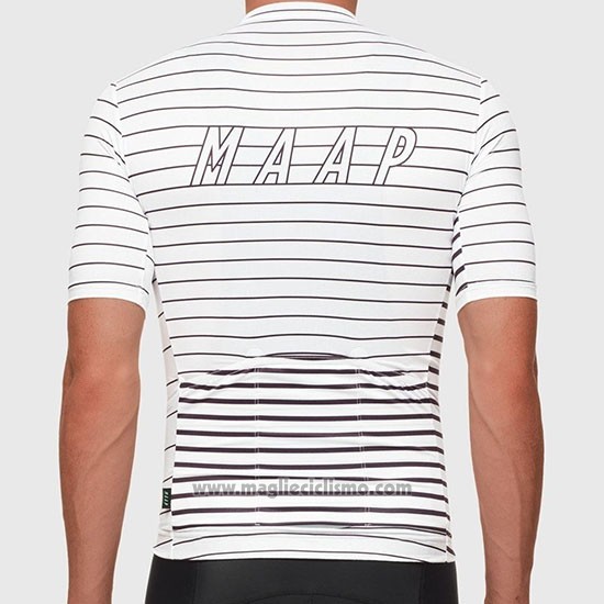 2019 Abbigliamento Ciclismo Maap Movement Bianco Manica Corta e Salopette