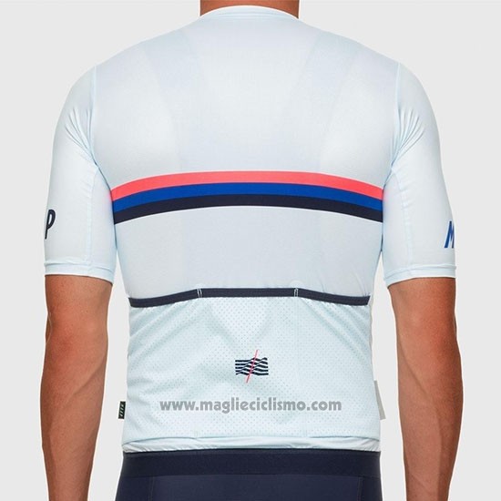 2019 Abbigliamento Ciclismo Maap Nationals Bianco Manica Corta e Salopette