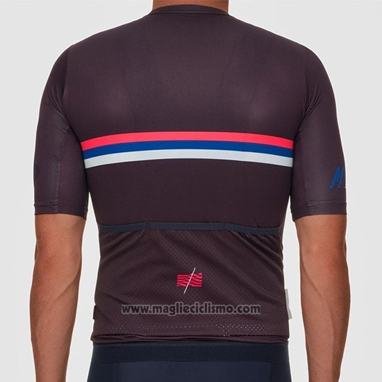 2019 Abbigliamento Ciclismo Maap Nationals Mulberry Marrone Manica Corta e Salopette