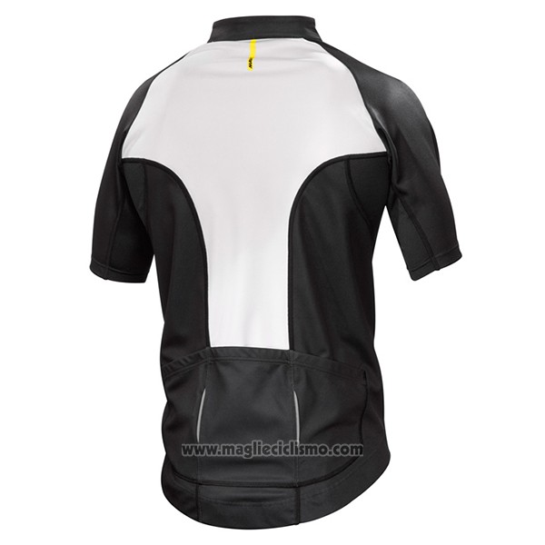 2017 Abbigliamento Ciclismo Mavic Bianco Manica Corta e Salopette