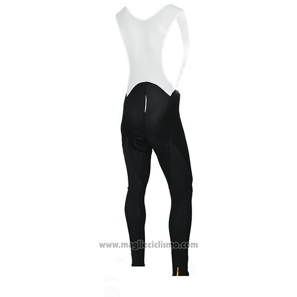 2017 Abbigliamento Ciclismo Mavic Manica Lunga e Salopette Bianco e Arancione Manica Corta e Salopette