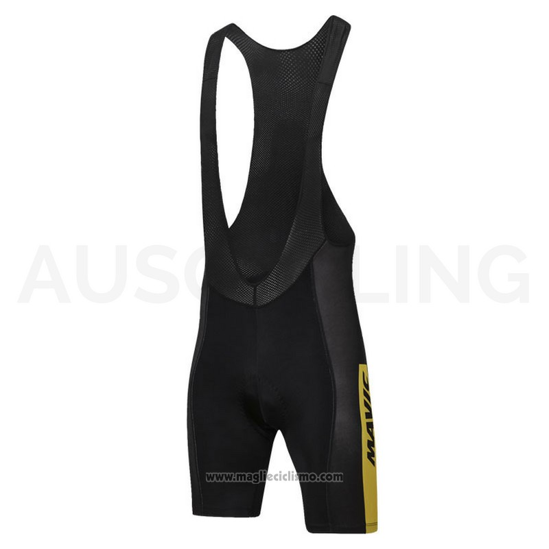 2018 Abbigliamento Ciclismo Mavic Nero Manica Corta e Salopette