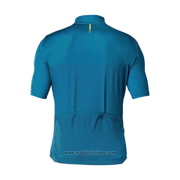 2021 Abbigliamento Ciclismo Mavic Blu Manica Corta e Salopette