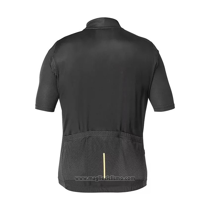 2021 Abbigliamento Ciclismo Mavic Nero Manica Corta e Salopette