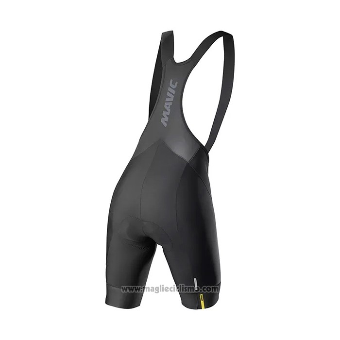 2021 Abbigliamento Ciclismo Mavic Nero Manica Corta e Salopette