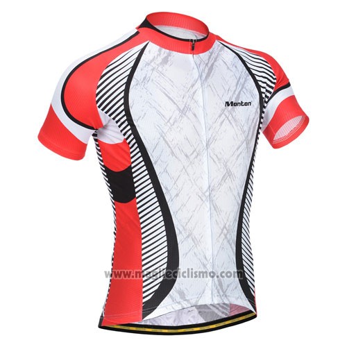 2014 Abbigliamento Ciclismo Monton Arancione e Bianco Manica Corta e Salopette