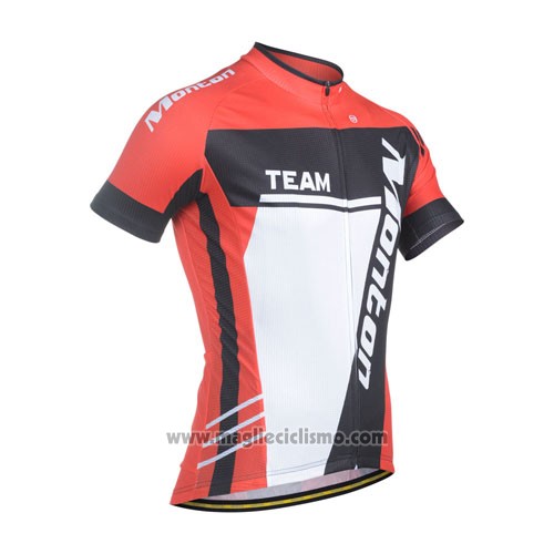 2014 Abbigliamento Ciclismo Monton Bianco Rosso Manica Corta e Salopette