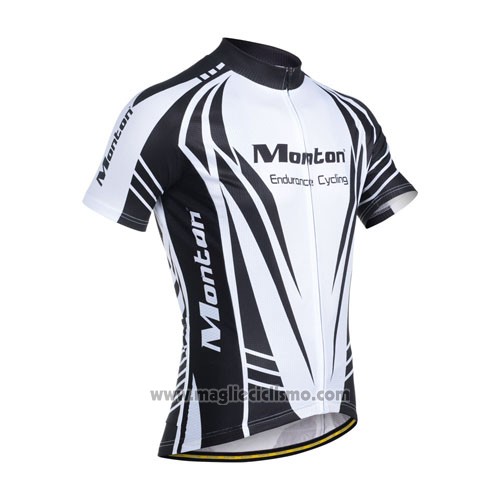 2014 Abbigliamento Ciclismo Monton Nero e Bianco Manica Corta e Salopette