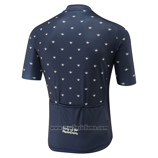 2018 Abbigliamento Ciclismo Morvelo Spento Blu Manica Corta e Salopette