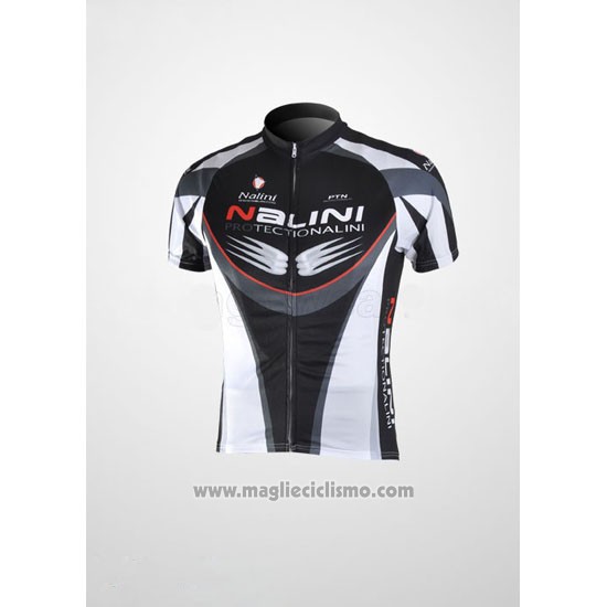 2010 Abbigliamento Ciclismo Nalini Nero Manica Corta e Salopette
