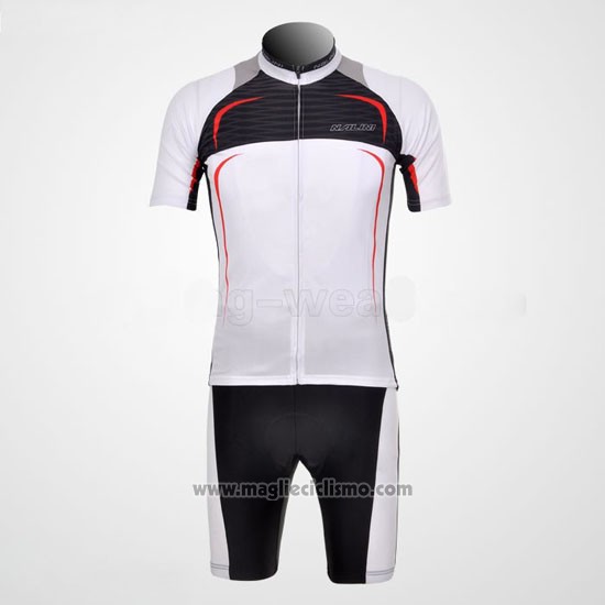 2010 Abbigliamento Ciclismo Nalini Nero e Bianco Manica Corta e Salopette