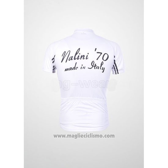 2011 Abbigliamento Ciclismo Nalini Bianco Manica Corta e Salopette