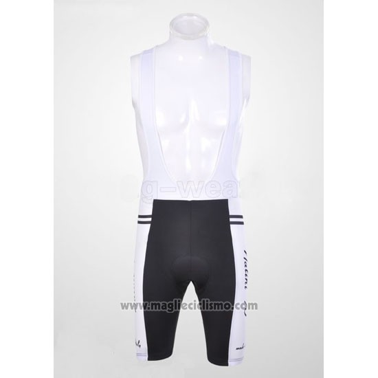 2011 Abbigliamento Ciclismo Nalini Bianco Manica Corta e Salopette