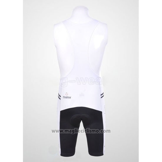 2011 Abbigliamento Ciclismo Nalini Bianco Manica Corta e Salopette