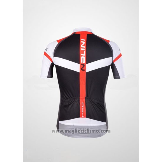 2012 Abbigliamento Ciclismo Nalini Nero e Rosso Manica Corta e Salopette