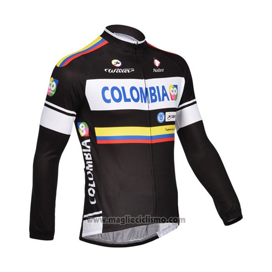 2013 Abbigliamento Ciclismo Nalini Nero e Bianco Manica Lunga e Salopette