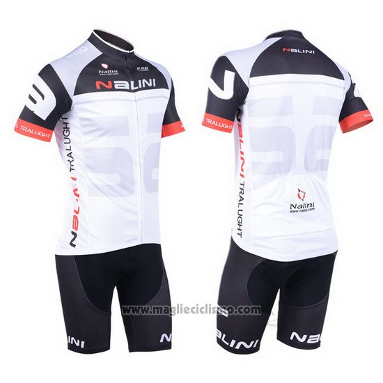 2013 Abbigliamento Ciclismo Nalini Nero e Rosso Manica Corta e Salopette
