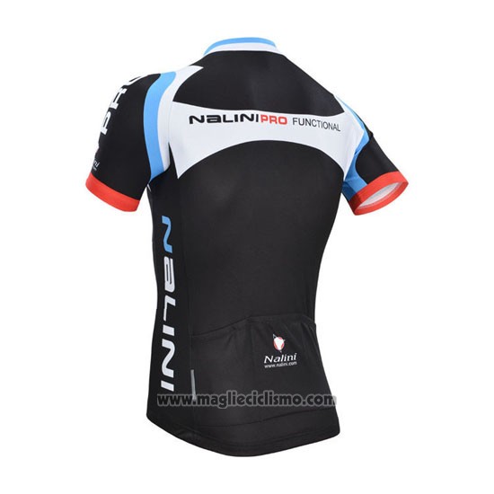 2014 Abbigliamento Ciclismo Nalini Nero Manica Corta e Salopette