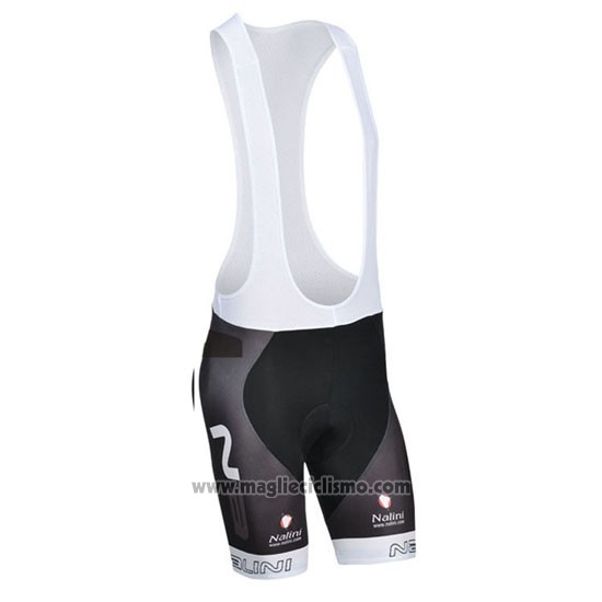 2014 Abbigliamento Ciclismo Nalini Nero e Bianco Manica Corta e Salopette