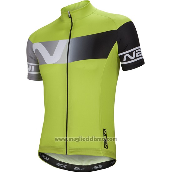 2016 Abbigliamento Ciclismo Nalini Chiaro Verde Manica Corta e Salopette