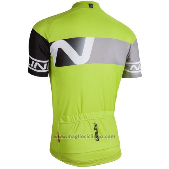 2016 Abbigliamento Ciclismo Nalini Chiaro Verde Manica Corta e Salopette