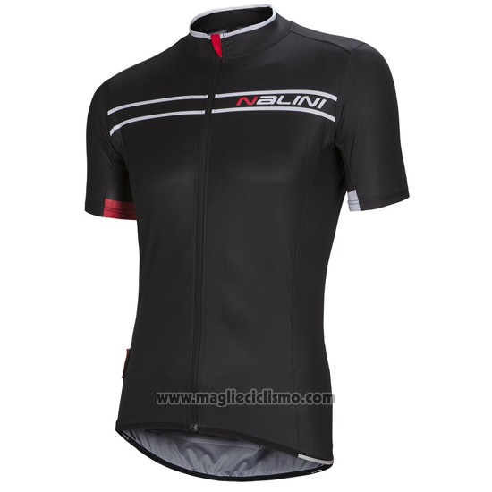 2016 Abbigliamento Ciclismo Nalini Nero Manica Corta e Salopette
