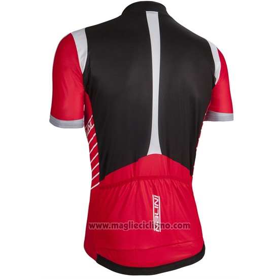 2016 Abbigliamento Ciclismo Nalini Rosso e Nero Manica Corta e Salopette