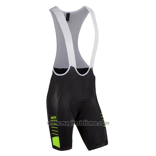 2016 Abbigliamento Ciclismo Nalini Verde e Nero Manica Corta e Salopette