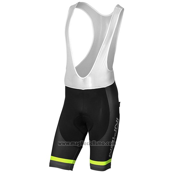2017 Abbigliamento Ciclismo Nalini Brivio Nero e Grigio Manica Corta e Salopette