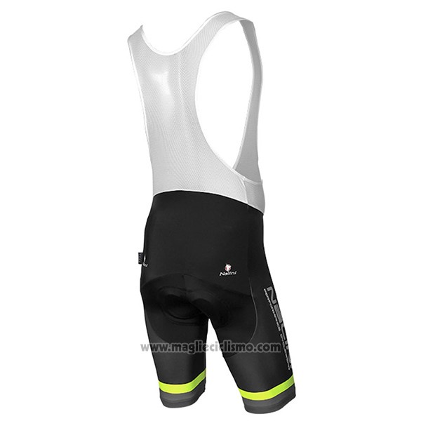 2017 Abbigliamento Ciclismo Nalini Brivio Nero e Grigio Manica Corta e Salopette