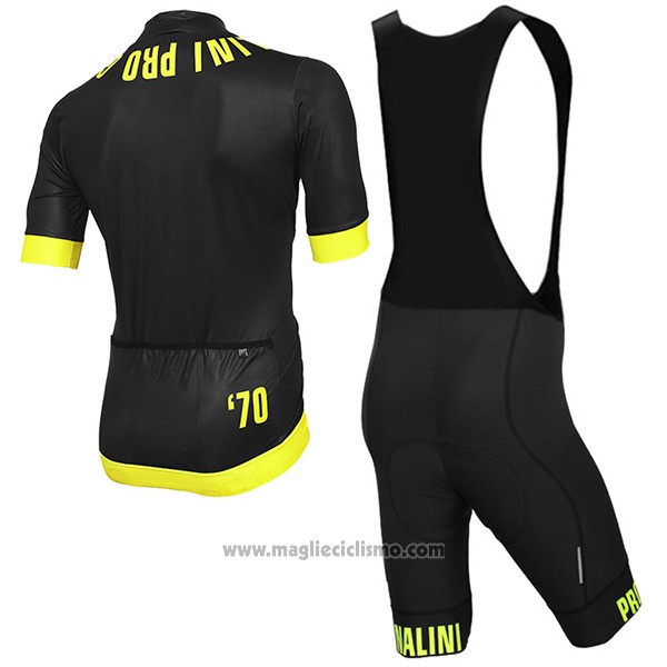 2017 Abbigliamento Ciclismo Nalini Curva Mavone Nero Manica Corta e Salopette
