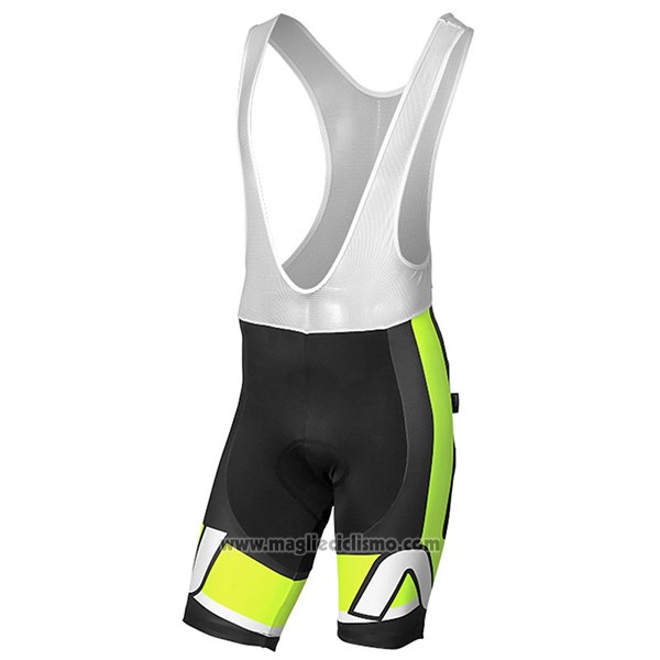 2017 Abbigliamento Ciclismo Nalini Navision Verde e Grigio Manica Corta e Salopette