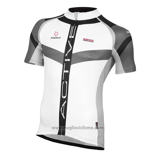 2017 Abbigliamento Ciclismo Nalini Rigel Bianco Manica Corta e Salopette