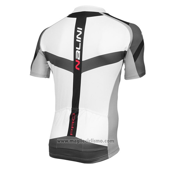 2017 Abbigliamento Ciclismo Nalini Rigel Bianco Manica Corta e Salopette
