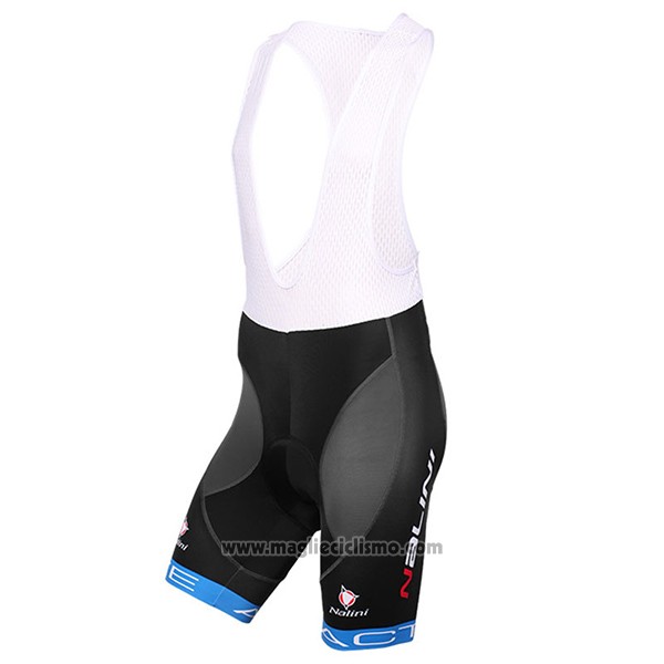 2017 Abbigliamento Ciclismo Nalini Rigel Nero e Blu Manica Corta e Salopette