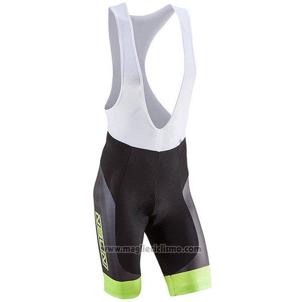 2017 Abbigliamento Ciclismo Nalini Roma Nero e Verde Manica Corta e Salopette