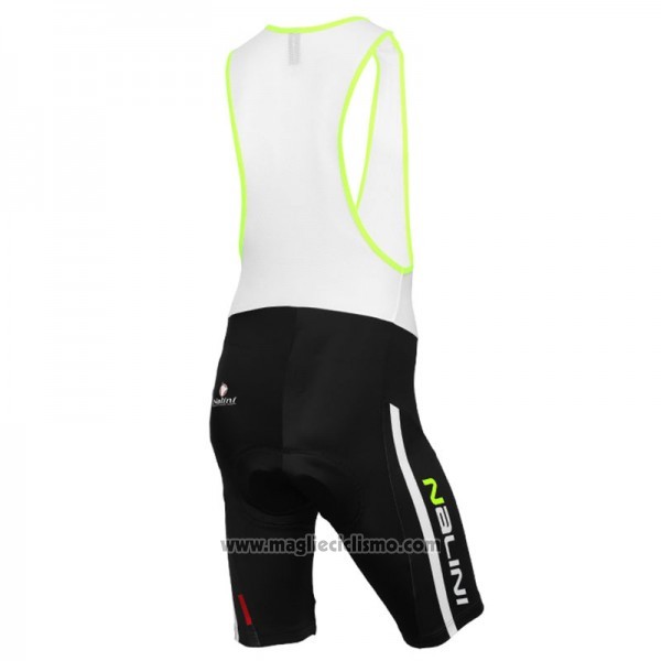 2017 Abbigliamento Ciclismo Nalini Sinello Ti Verde Manica Corta e Salopette
