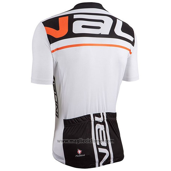 2017 Abbigliamento Ciclismo Nalini Speed Nero e Bianco Manica Corta e Salopette