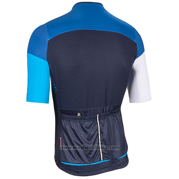 2017 Abbigliamento Ciclismo Nalini Velodromo Blu Manica Corta e Salopette