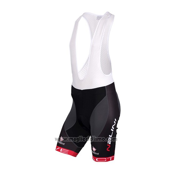 2018 Abbigliamento Ciclismo Nalini Bianco e Nero Manica Corta e Salopette