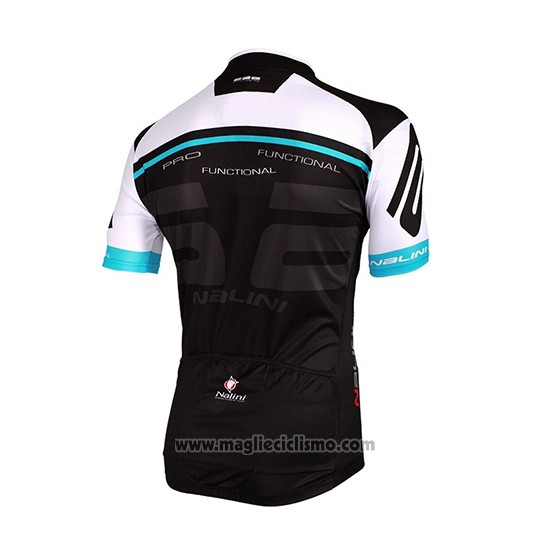2018 Abbigliamento Ciclismo Nalini Bianco e Nero Manica Corta e Salopette