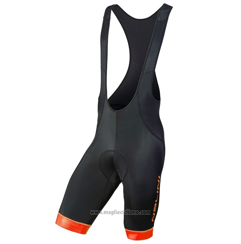 2018 Abbigliamento Ciclismo Nalini Fatica Arancione Manica Corta e Salopette