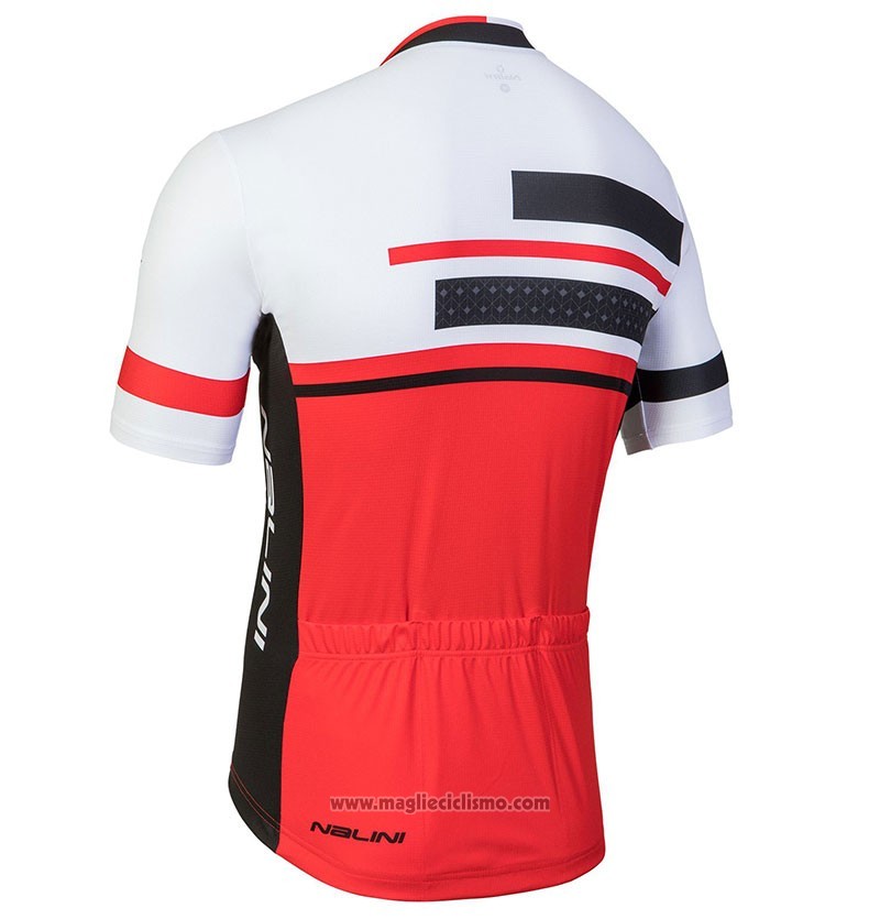 2018 Abbigliamento Ciclismo Nalini Fatica Rosso Manica Corta e Salopette
