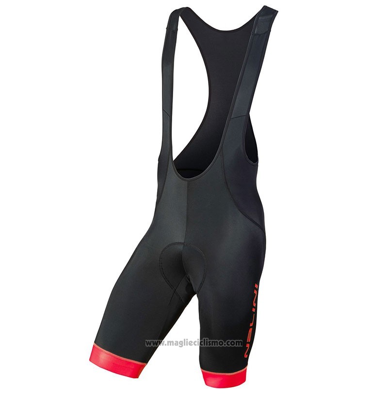 2018 Abbigliamento Ciclismo Nalini Fatica Rosso Manica Corta e Salopette
