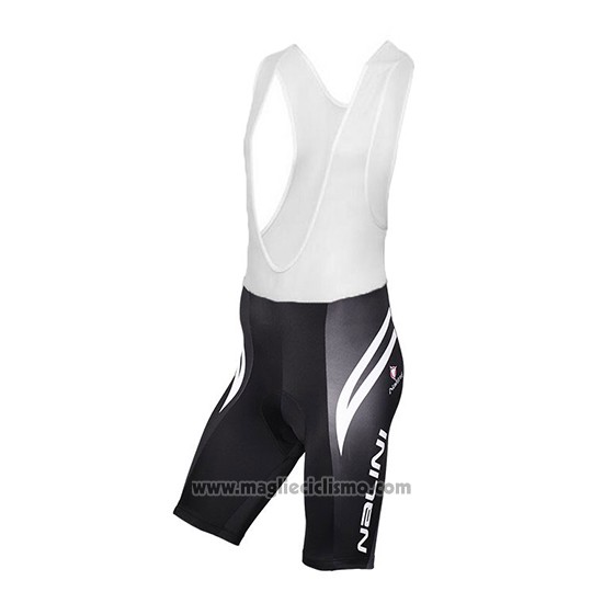 2018 Abbigliamento Ciclismo Nalini Nero e Bianco Manica Corta e Salopette