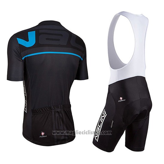 2018 Abbigliamento Ciclismo Nalini Nero e Blu Manica Corta e Salopette