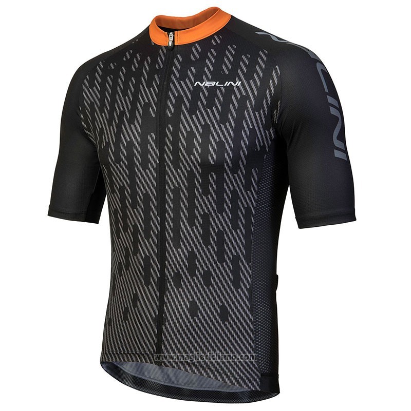 2018 Abbigliamento Ciclismo Nalini Podio Nero Manica Corta e Salopette