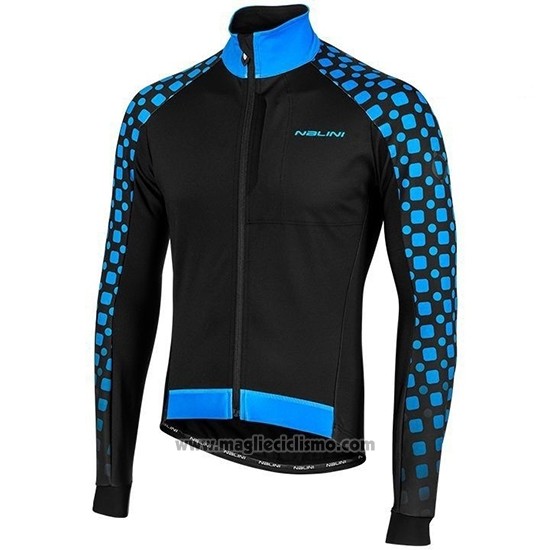 2019 Abbigliamento Ciclismo Nalini CRIT 3L 2.0 Nero Blu Manica Lunga e Salopette